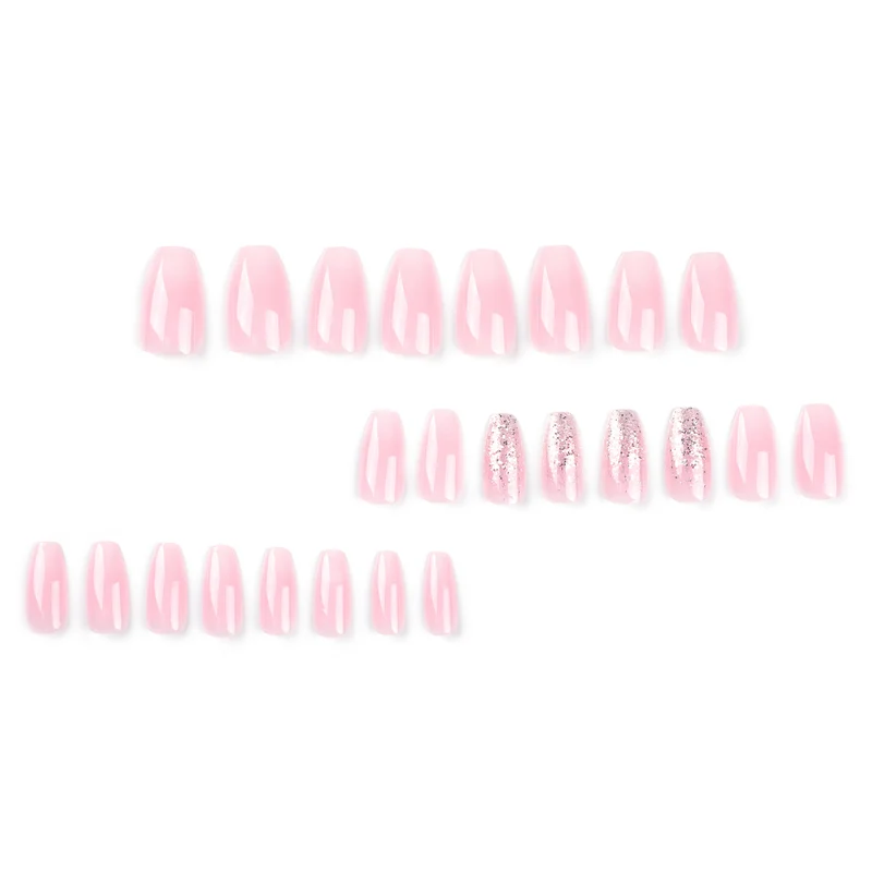 Artful Gel Nails with Glitter and Ombre Effects Stornfield