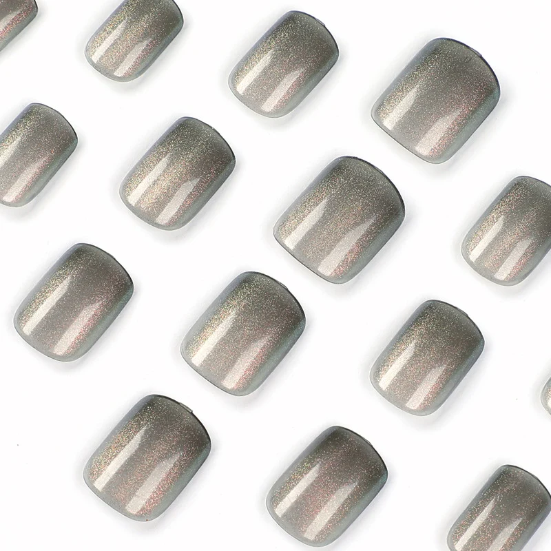 Artful Gel Nails with Glitter Gradients Stornfield