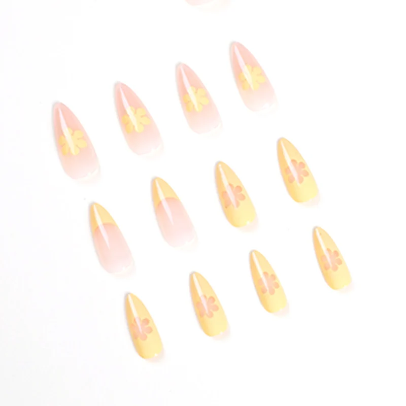 Artistic Gel Nails with Floral Designs Stornfield