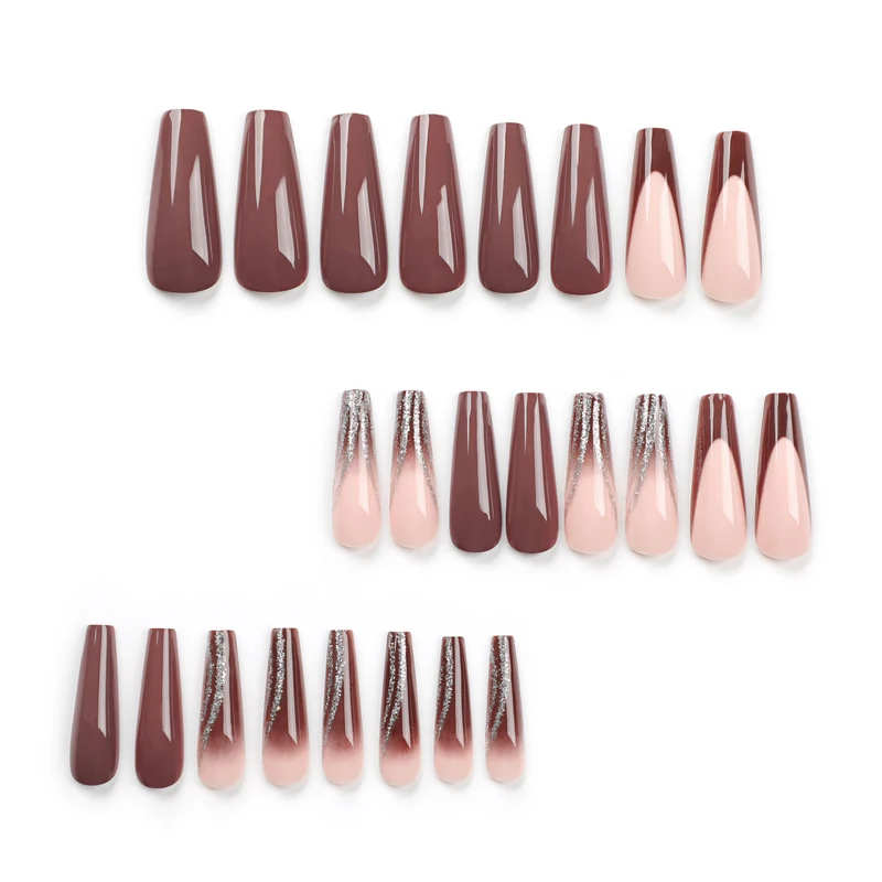 Artful gel nails with elegant rhinestone embellishments Stornfield
