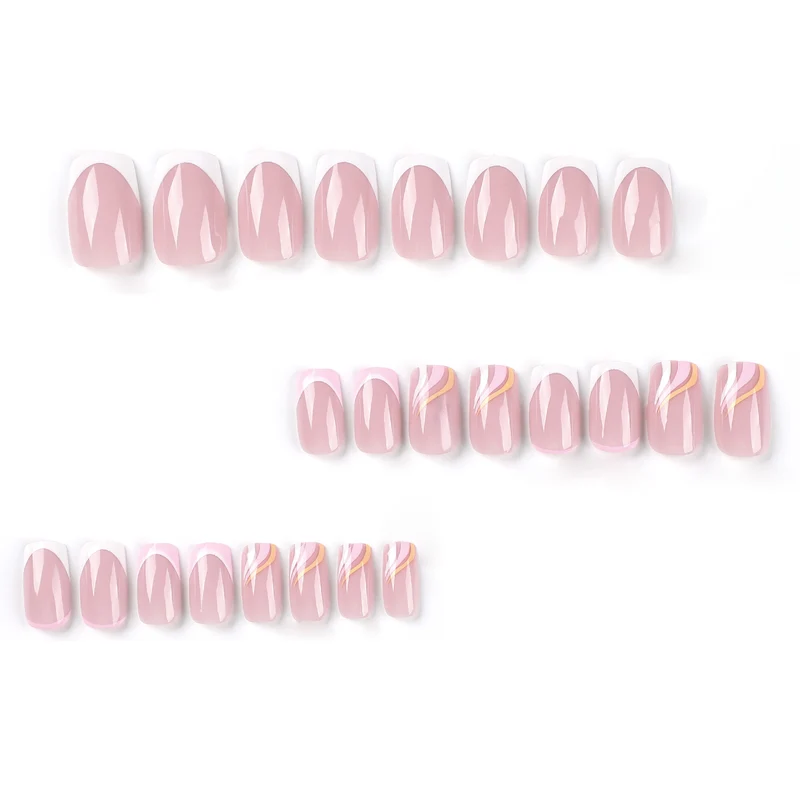 Artful Gel Nails with Elegant Accents Stornfield