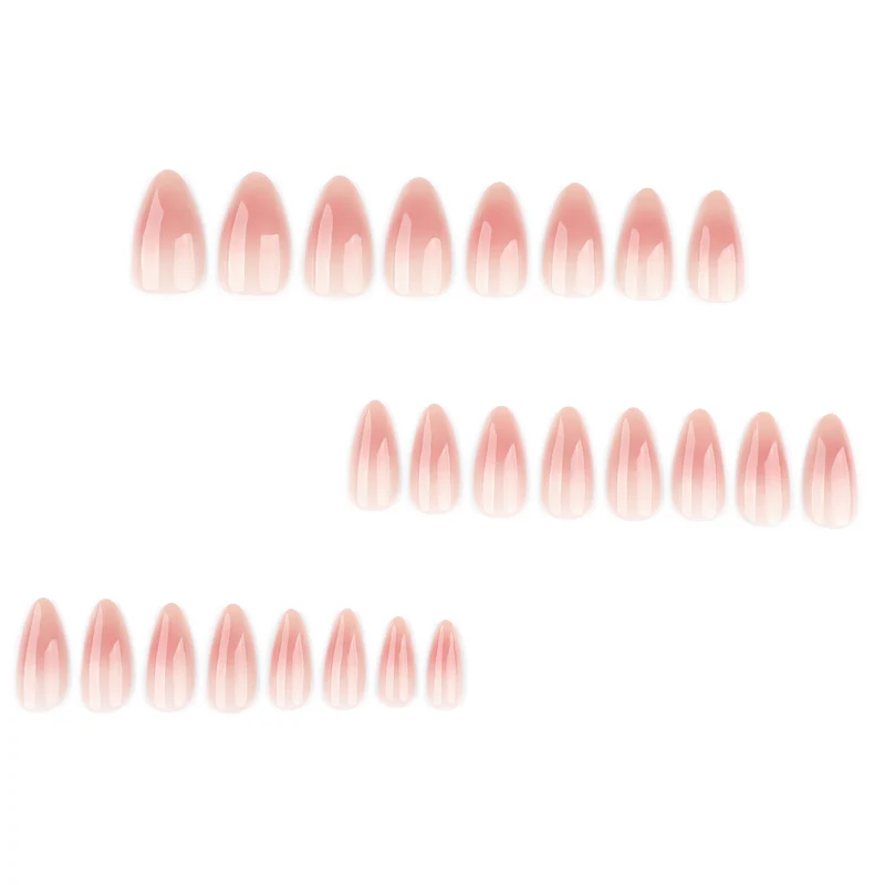 Artful gel nails with elegant tip design Stornfield