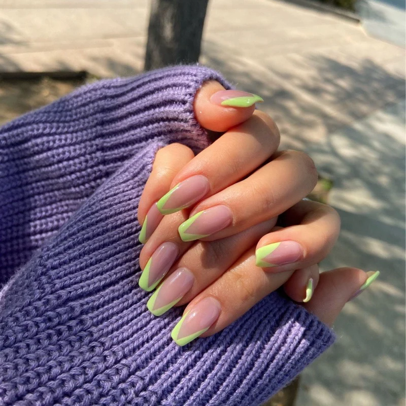 Artful Gel Nails with Elegant Floral Design and Glitter Accents Stornfield