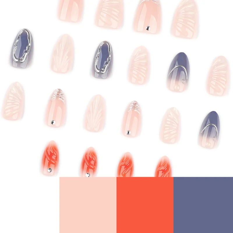 Artistic Gel Nails with Elegant Chrome Effect Stornfield