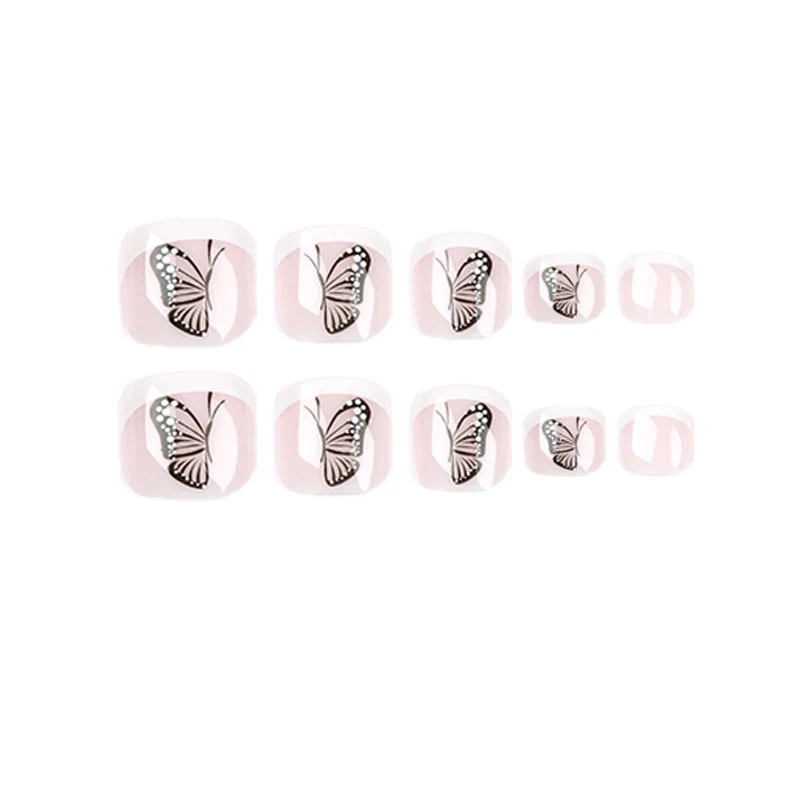 Artful Nail Art with Butterfly Design Stornfield