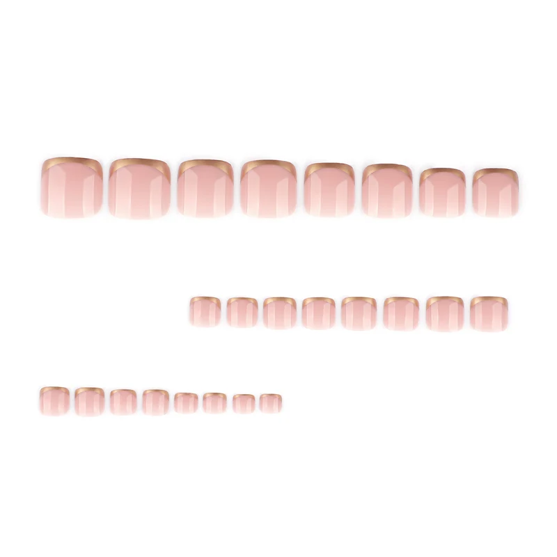 Artful toenail art with golden accents Stornfield