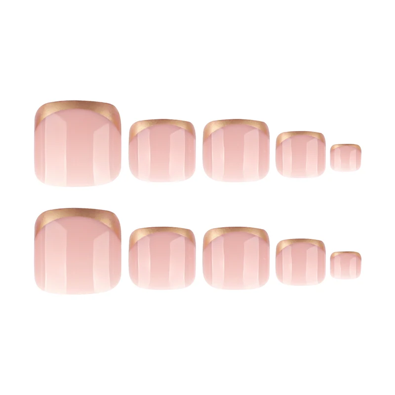 Artful toenail art with golden accents Stornfield