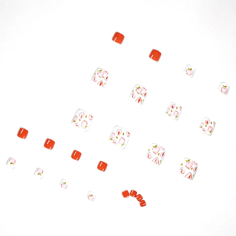 Artful toenail art with fruity design Stornfield