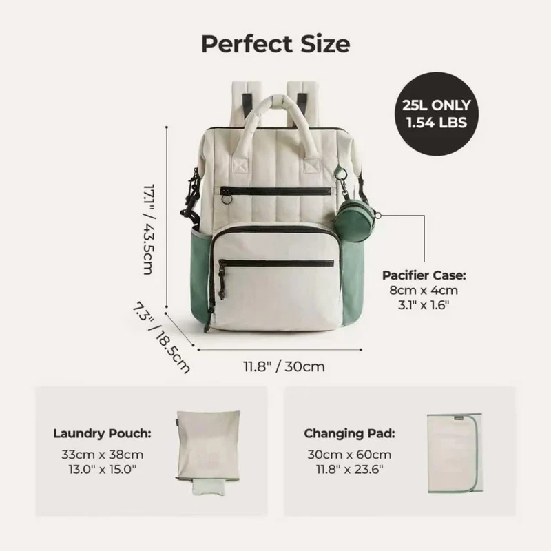 Multi-Functional Quilted Backpack Stornfield