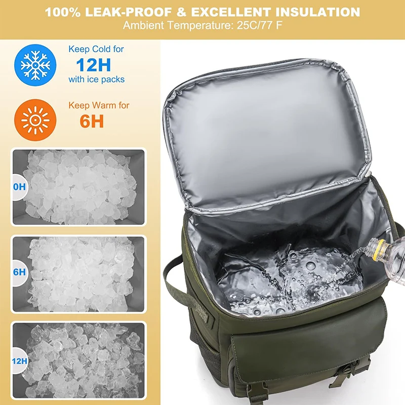 Multi-Functional Insulated Cooler Backpack Stornfield