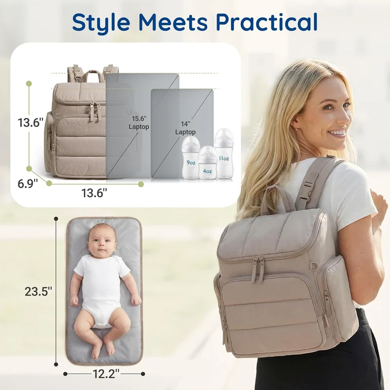 Insulated Multi-Pocket Backpack Stornfield