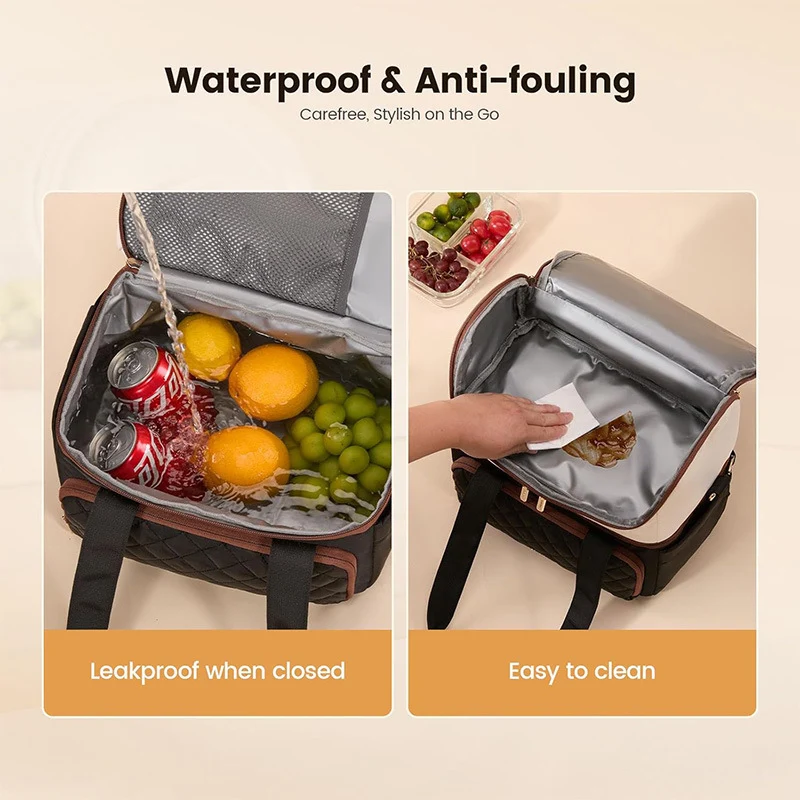 Insulated Multi-Compartment Lunch Carrier Stornfield