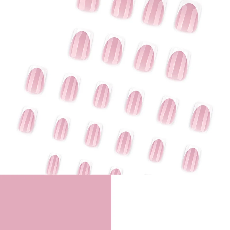 Französische Nagelverlängerungen mit glänzendem Finish Karnz