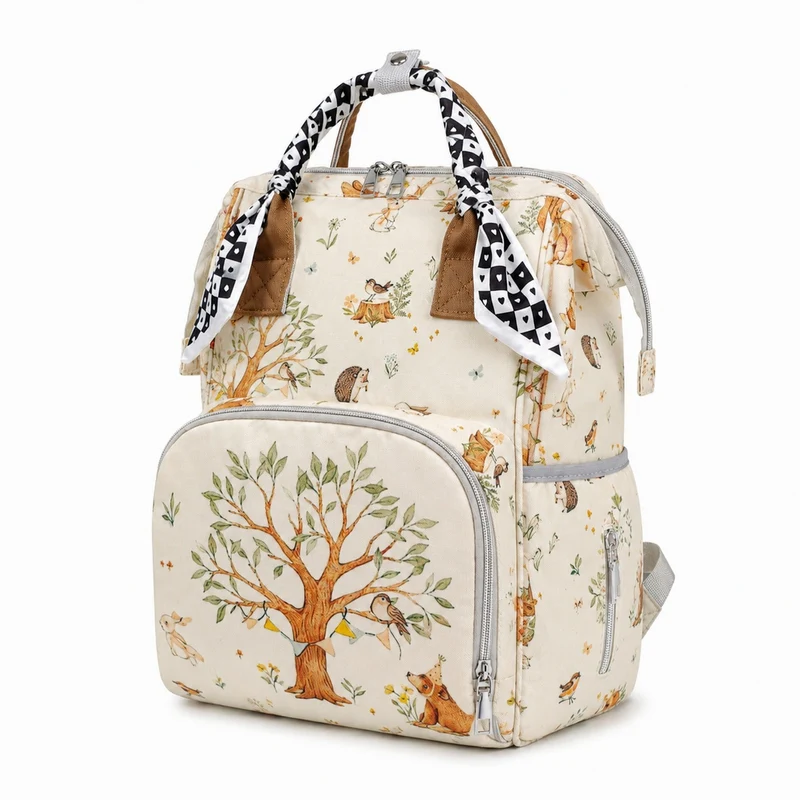 Portable Illustrated Backpack Stornfield