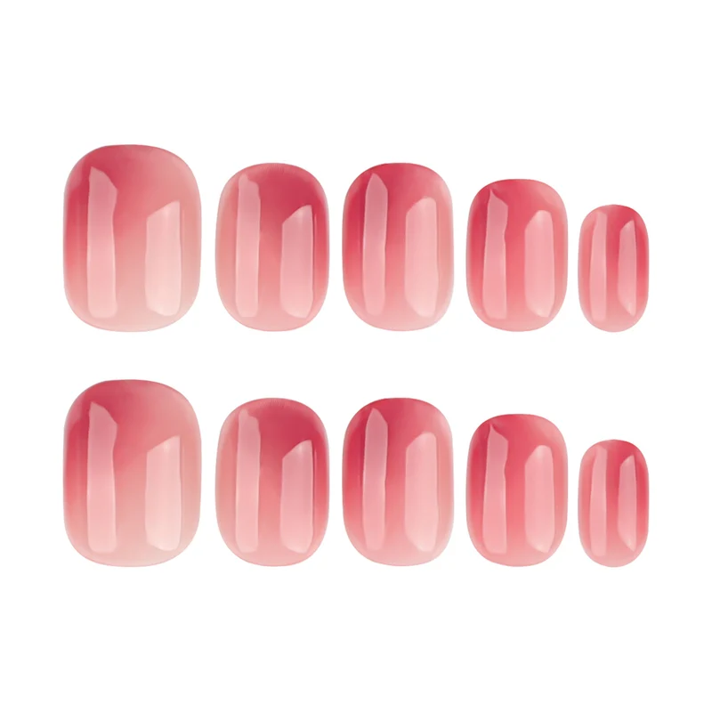 Elegante Nagelverlängerungen mit natürlichem Glanz Karnz