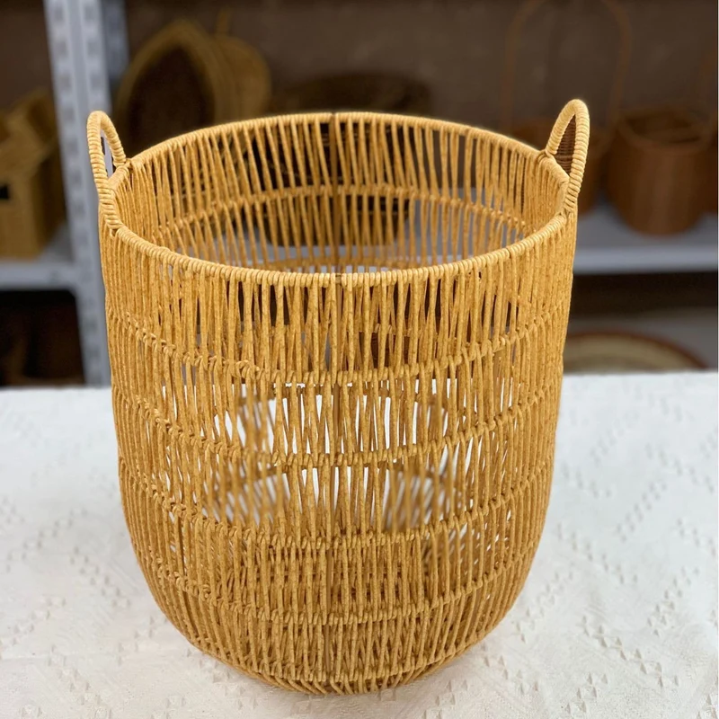 Contemporary Rectangular Woven Storage Bin Stornfield
