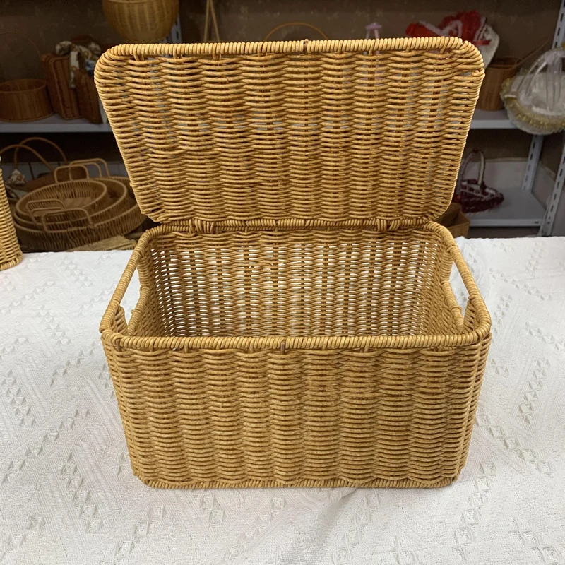 Contemporary Rectangular Woven Storage Bin Stornfield