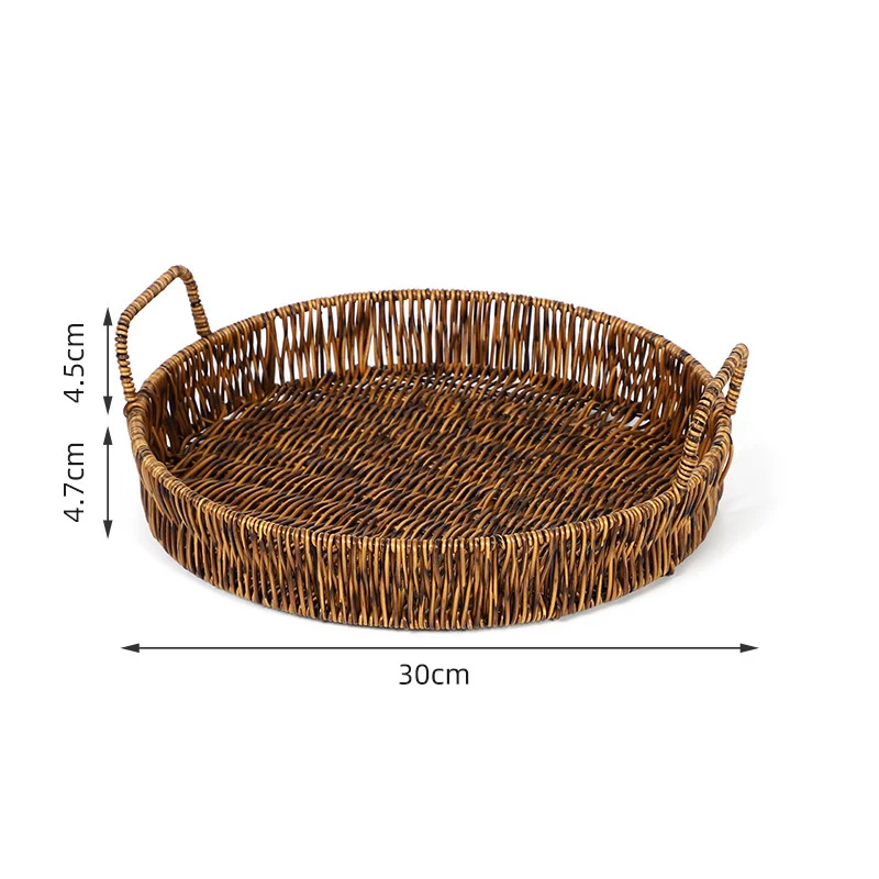 Round Woven Serving Tray Stornfield
