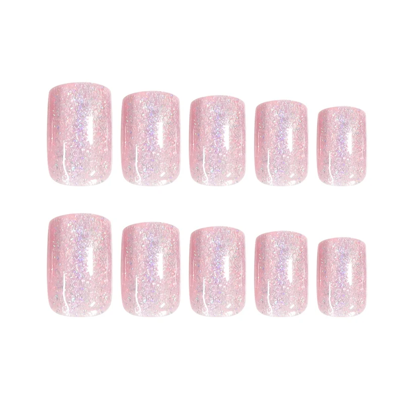 Elegante Nagelkunst mit Glitzer und Ombre-Effekt Karnz