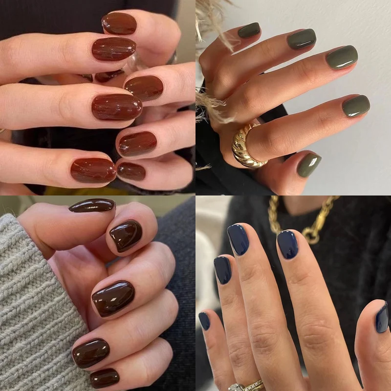 Elegante Nagelkunst mit Glanzfinish Karnz