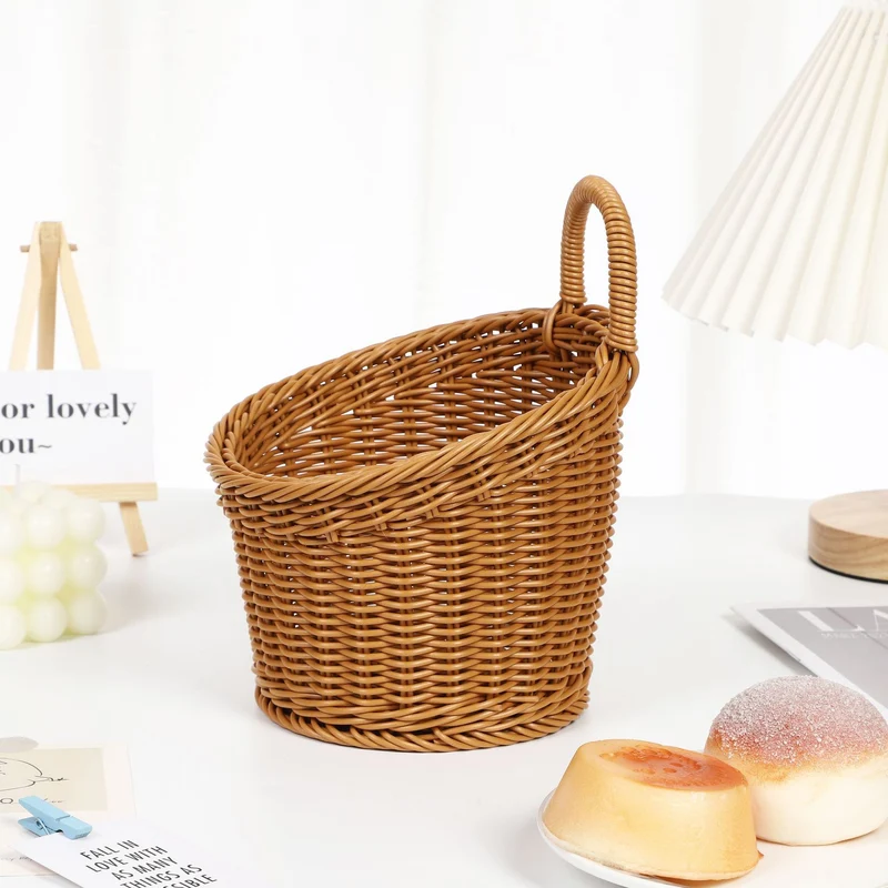 Handwoven Storage Basket with Sturdy Handle Stornfield