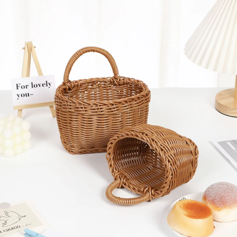 Handwoven Storage Basket with Sturdy Handle Stornfield