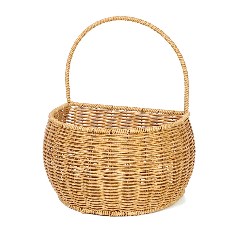 Handwoven Round Storage Basket Stornfield