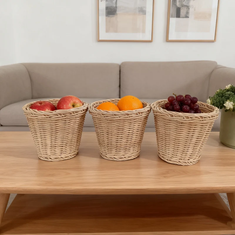 Decorative Natural Woven Fruit Storage Baskets Stornfield