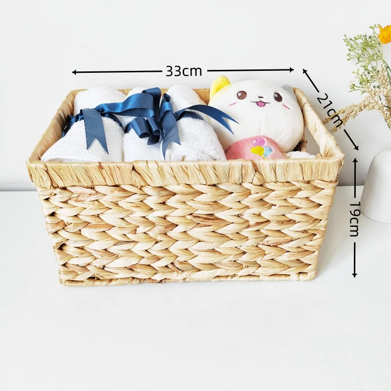 Handwoven Natural Fiber Storage Tray Stornfield