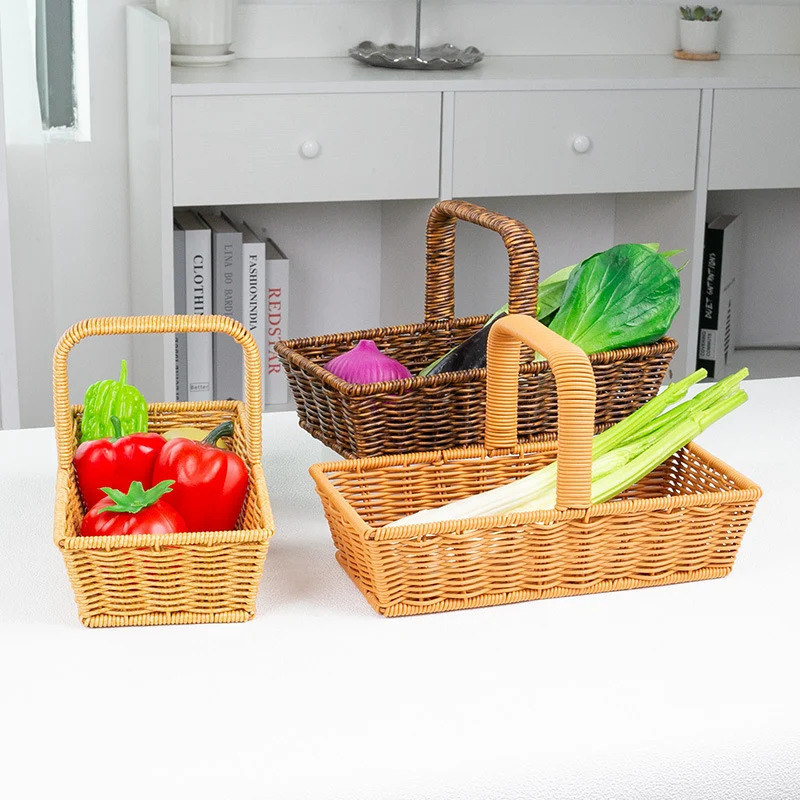 Handcrafted Wicker Storage Caddy Stornfield