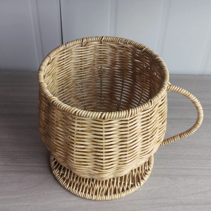 Handcrafted Natural Wicker Planter Stornfield