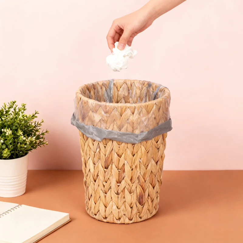 Handcrafted Decorative Woven Storage Cylinder Stornfield