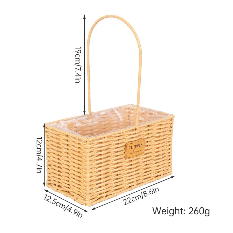 Decorative Wicker Storage Basket Stornfield