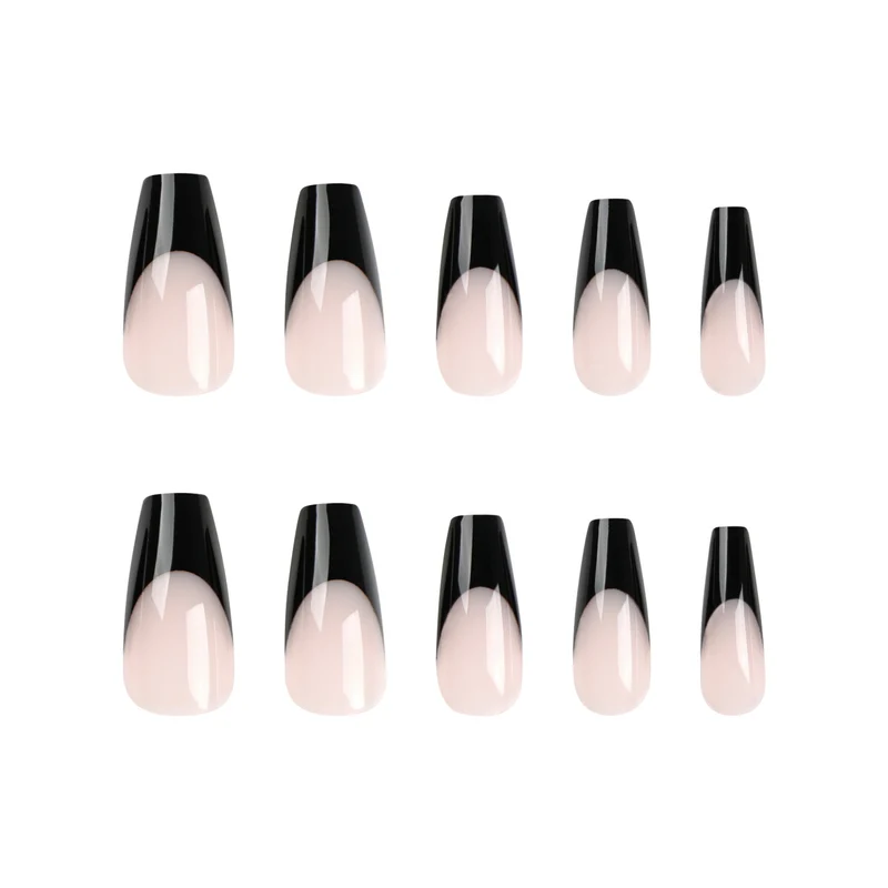 Elegante Gel-Nägel mit trendigem French-Tip Karnz
