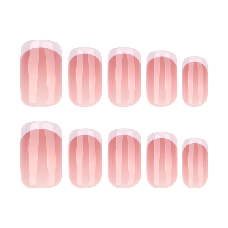 Elegante French Maniküre Nagelkunst Karnz