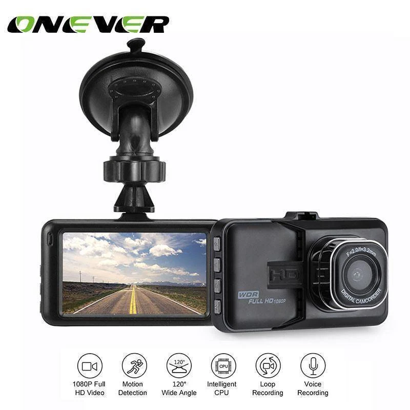 Karnz | 3 Zoll Dash Kamera Auto DVR Dash Cam Video Rekorder HDMI HD 1080P Camcorder Nachtsicht Bewegungserkennung Schleifenaufnahme