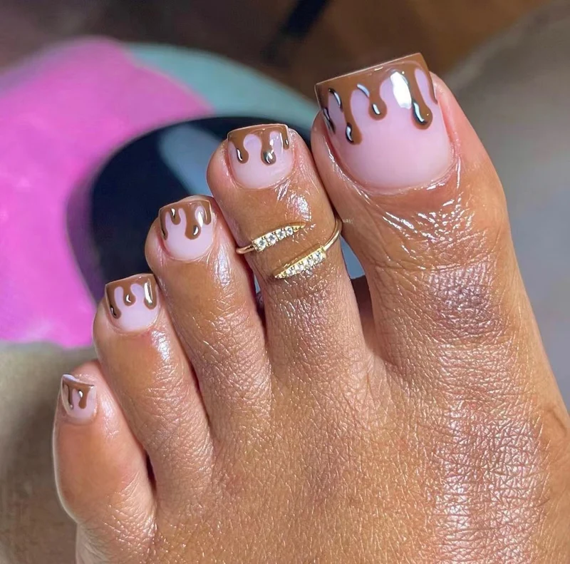 Artistic Toenail Design with Divine Butterfly Design Stornfield