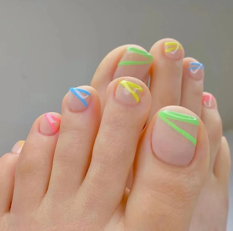 Artistic Toenail Design with Divine Butterfly Design Stornfield