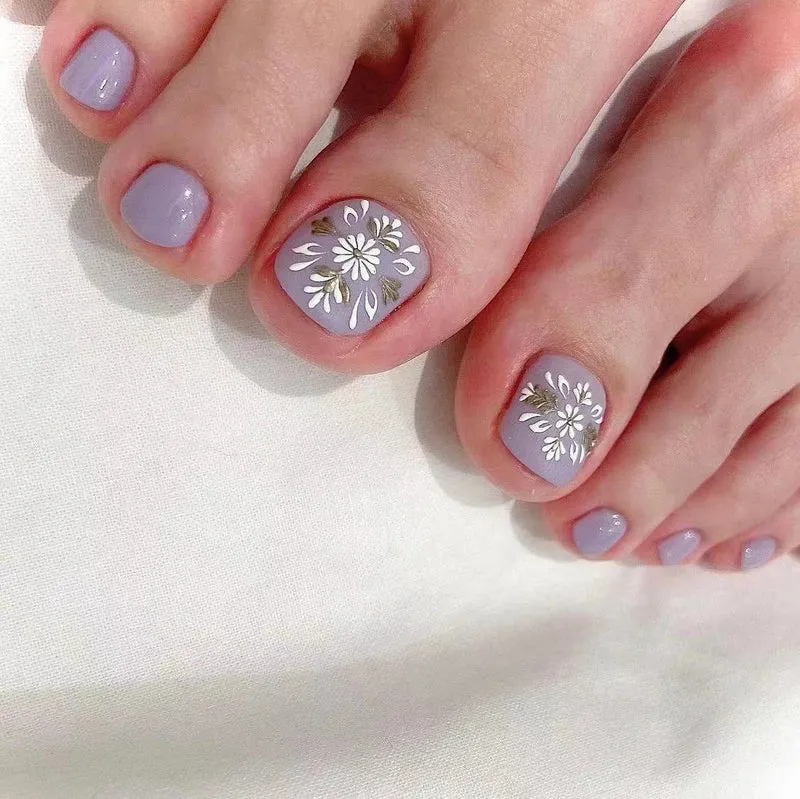 Artistic Toenail Design with Divine Butterfly Design Stornfield