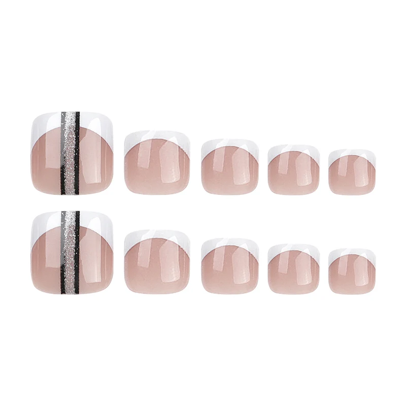 Artful toenail design with glamour accents Stornfield