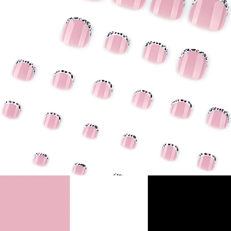 Artistic toenail design with elegant tips Stornfield