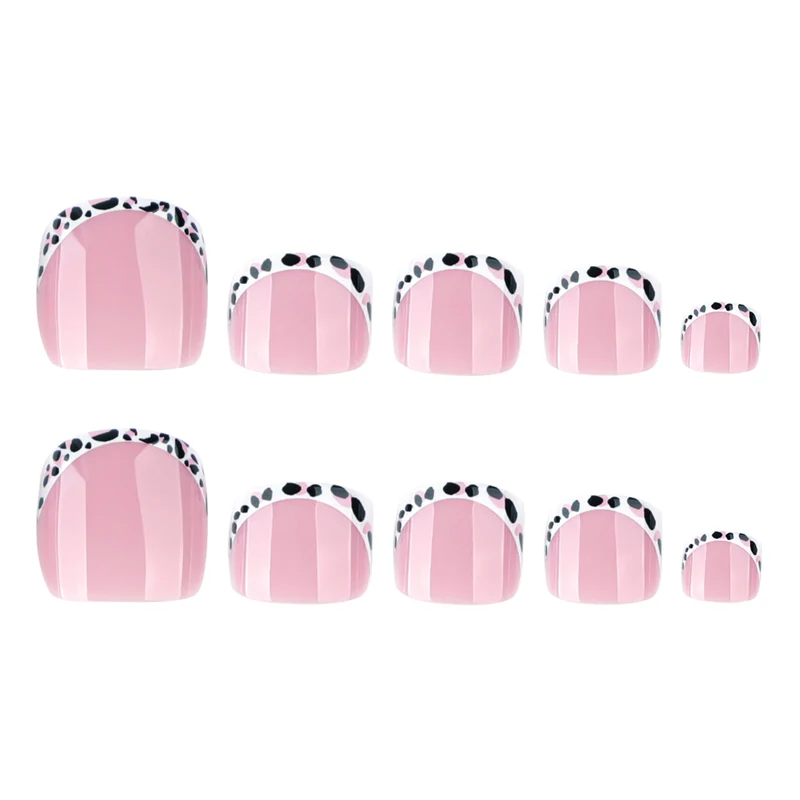 Artistic toenail design with elegant tips Stornfield