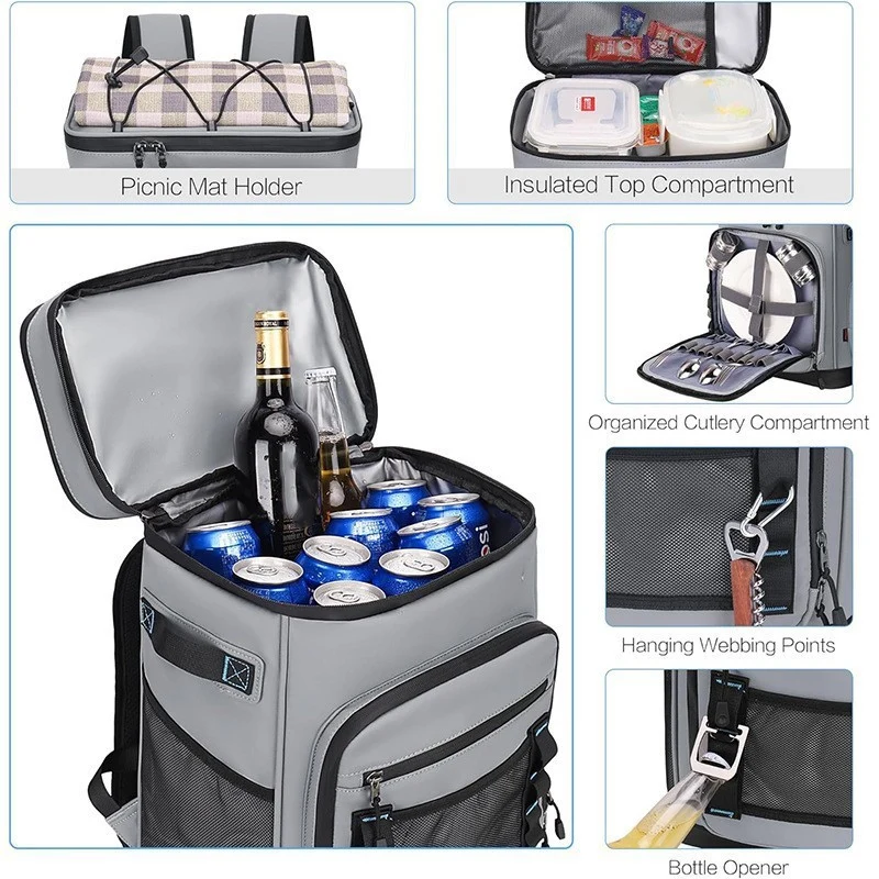 Isolierte Mehrfach-Taschen-Fischerei-Rucksack Karnz