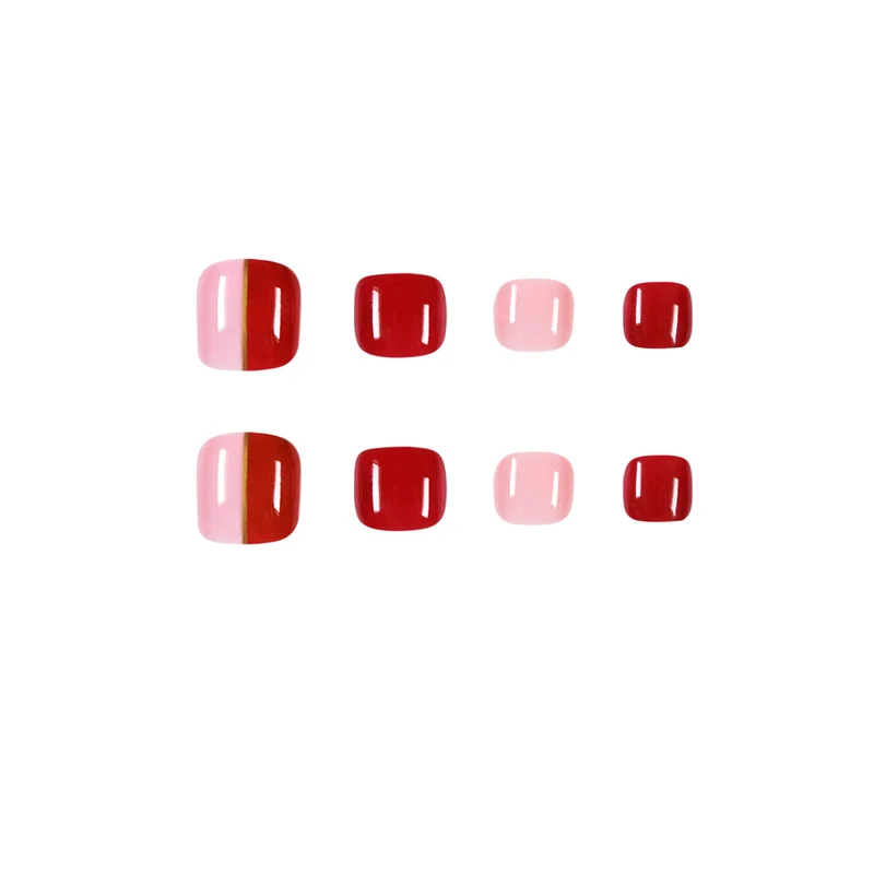 Artful toenail design with elegant color gradients and glitter accents Stornfield
