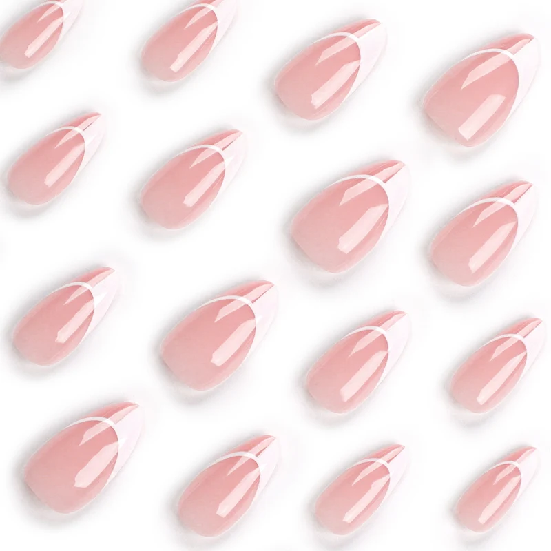 Artistic French-Tip Artificial Nails Stornfield