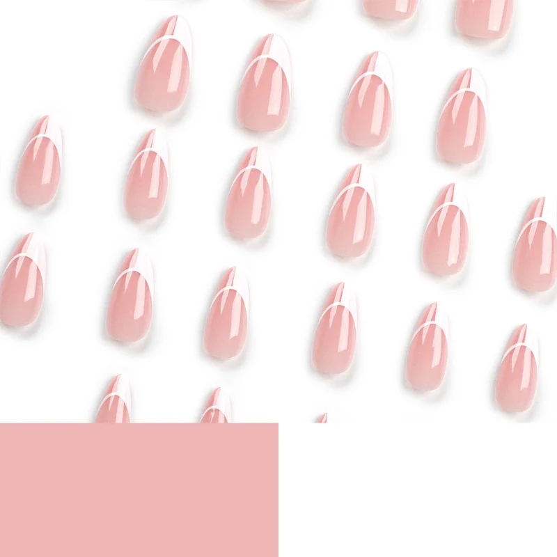 Artistic French-Tip Artificial Nails Stornfield