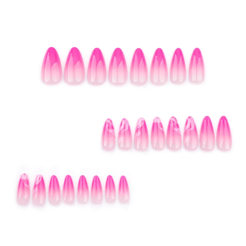 Artistic acrylic nails with elegant ombre design Stornfield