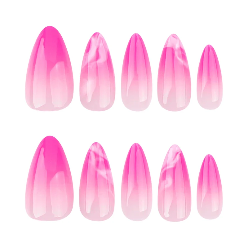 Artistic acrylic nails with elegant ombre design Stornfield