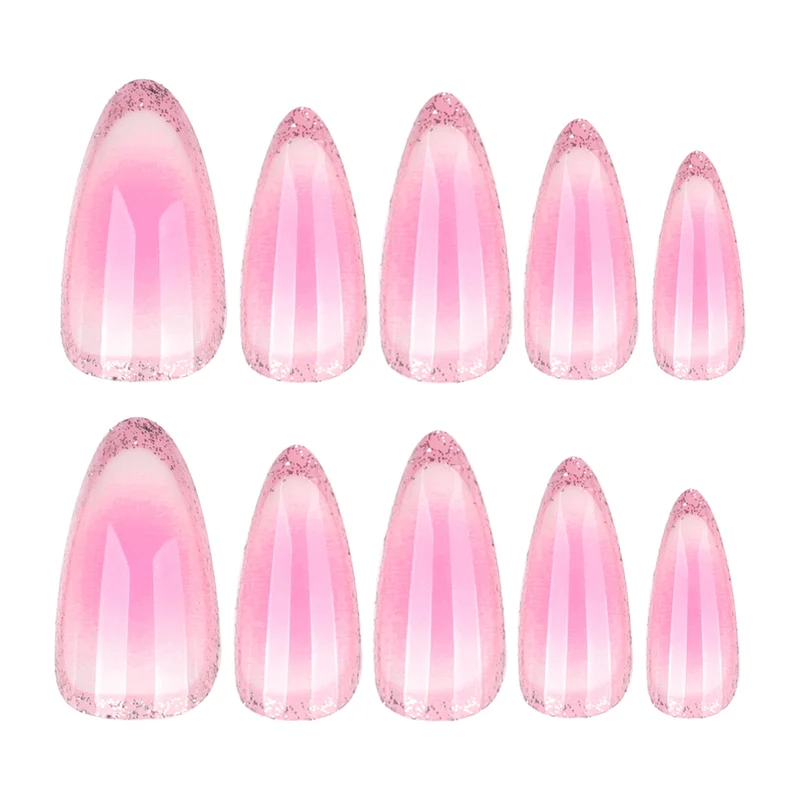 Artful Acrylic Nails with Gentle Ombre Design Stornfield