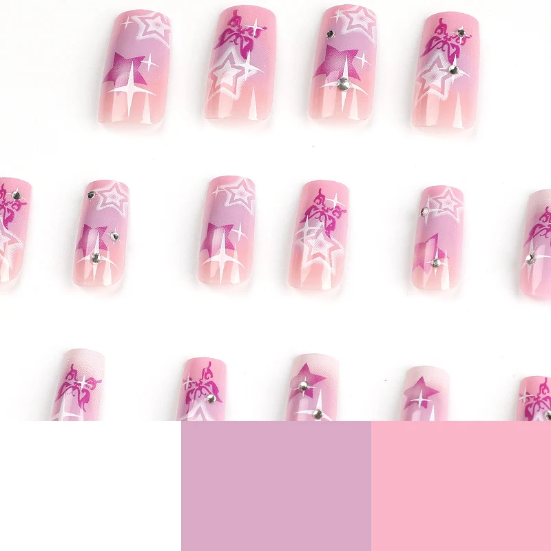 Artistic acrylic nails with modern glitter accents Stornfield